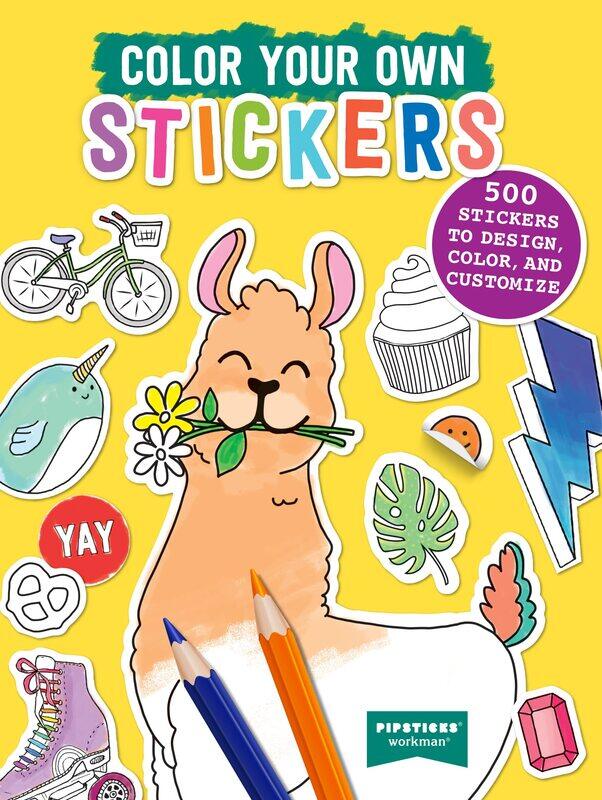 

Workman Color Your Own Stickers: 500 Stickers to Design, Color, and Customize