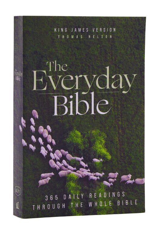 

KJV, The Everyday Bible, Paperback, Red Letter, Comfort Print: 365 Daily Readings Through the Whole Bible