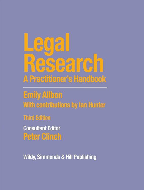 

Legal Research: A Practitioner's Handbook
