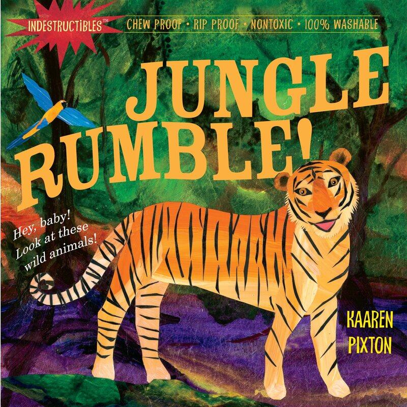 

Indestructibles: Jungle Rumble!: Chew Proof Rip Proof Nontoxic 100% Washable (Book for Babies, Newborn Books, Safe to Chew)