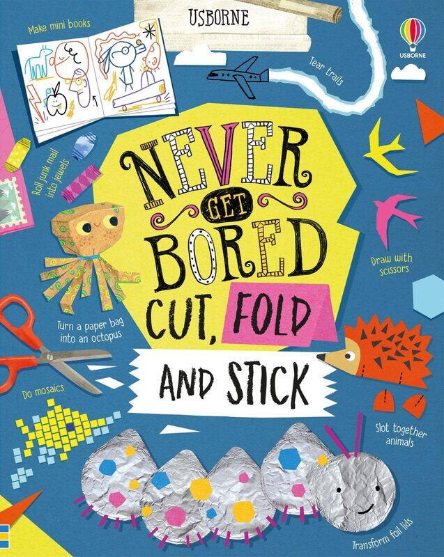

Usborne GB Never Get Bored Cut, Fold and Stick