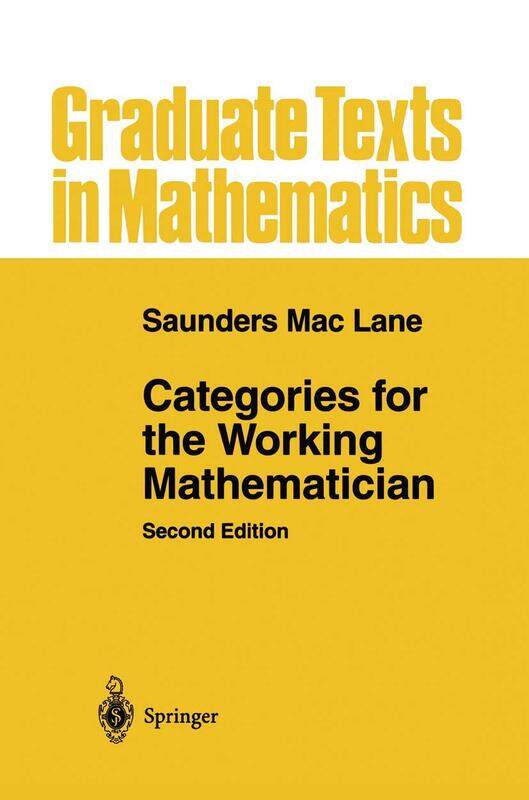

Categories for the Working Mathematician
