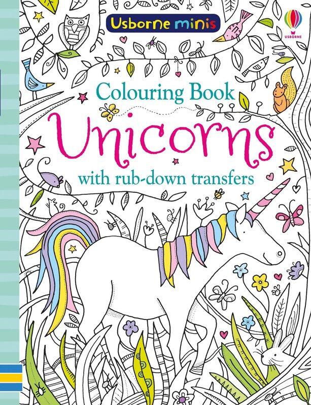 

Colouring Book Unicorns with Rub Downs