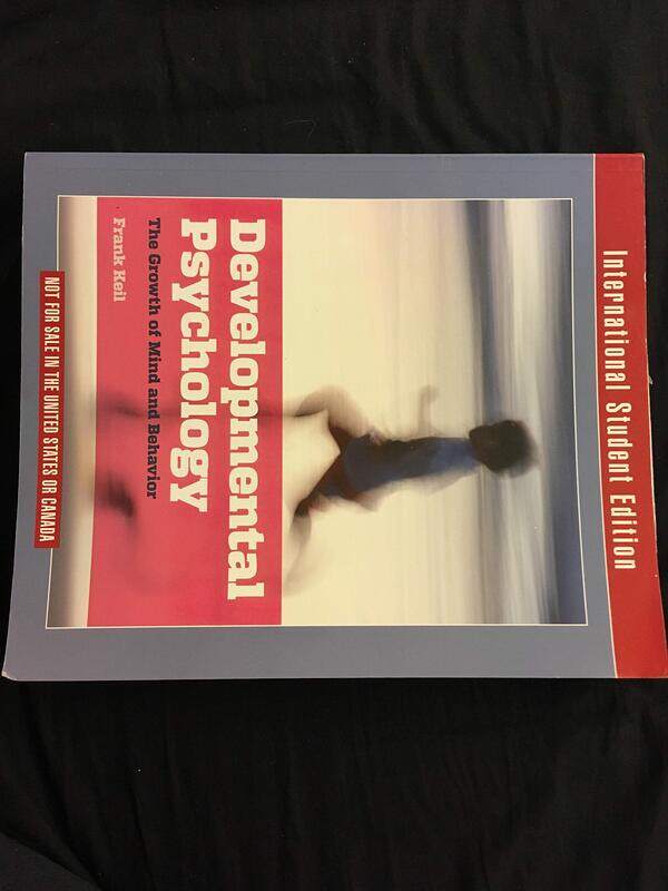 

Developmental Psychology: The Growth of Mind and Behavior