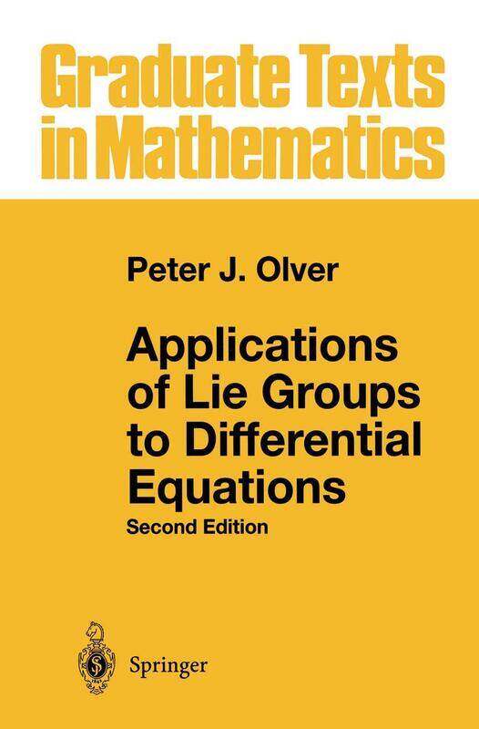 

Applications of Lie Groups to Differential Equations