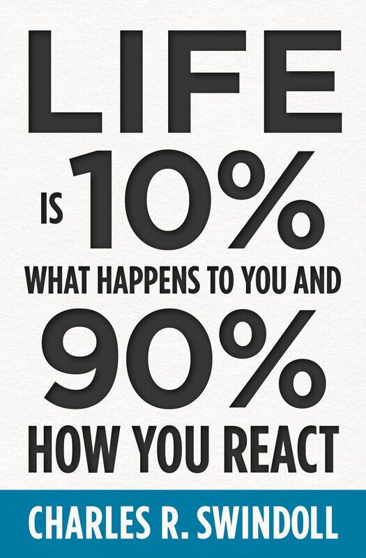 

Life Is 10% What Happens to You and 90% How You React