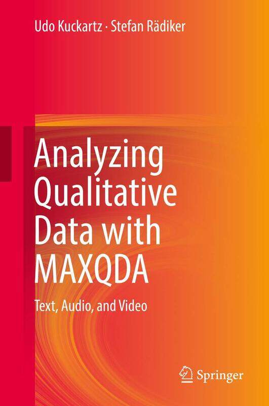 

Analyzing Qualitative Data with Maxqda: Text, Audio, and Video