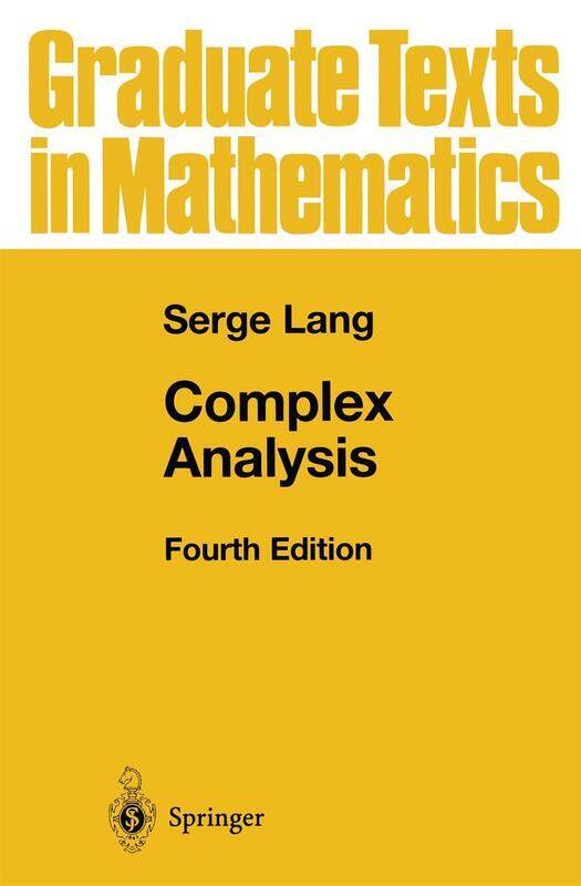 

Complex Analysis
