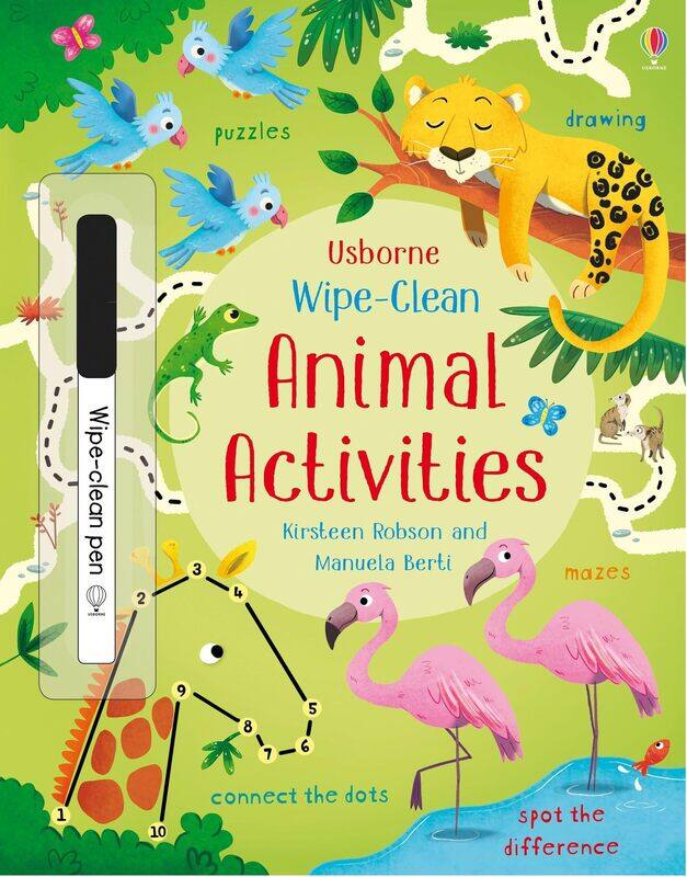 

Usborne GB Wipe-Clean Animal Activities