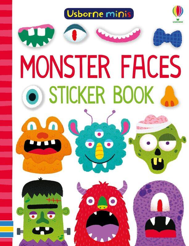 

Usborne GB Monster Faces Sticker Book