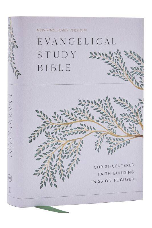 

Evangelical Study Bible: Christ-centered. Faith-building. Mission-focused. (NKJV, Hardcover, Red Letter, Large Comfort Print)