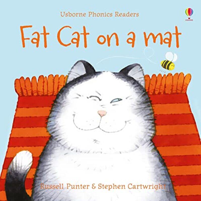 

Fat cat on a mat