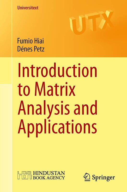 

Introduction to Matrix Analysis and Applications