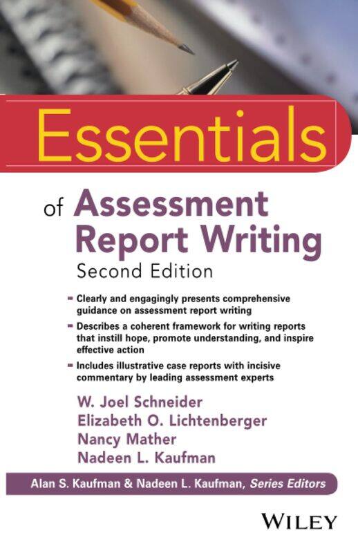 

Essentials of Assessment Report Writing