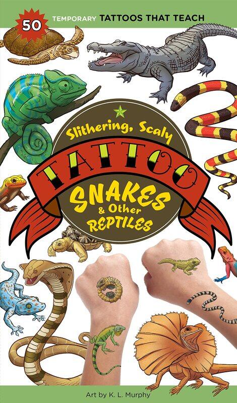 

Slithering, Scaly Tattoo Snakes & Other Reptiles: 50 Temporary Tattoos That Teach