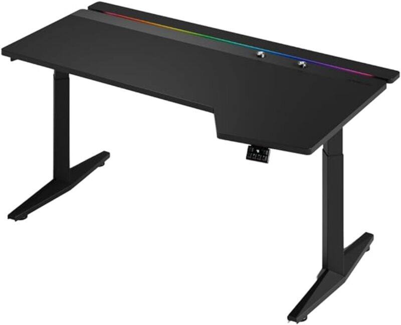 

AFTERWORK Neo Pro Ergonomic Gaming Table Electric Height Adjustable Gaming Desk from 60cm maximum 128cm with Advanced Dual Motor Control,160x92cm Tabl