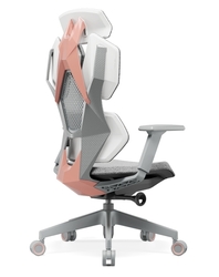 Astron Gaming Chair - Premium Ergonomic Gaming Chair with Multi-Functional Mechanism, Headphone Hanger, Carbon Fiber Textured Frame and Adaptive Shoulder & Lumber Support (Pink)