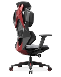 Astron Gaming Chair - Premium Ergonomic Gaming Chair with Multi-Functional Mechanism, Headphone Hanger, Carbon Fiber Textured Frame and Adaptive Shoulder & Lumber Support (Red)