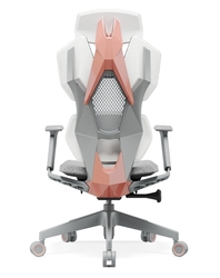 Astron Gaming Chair - Premium Ergonomic Gaming Chair with Multi-Functional Mechanism, Headphone Hanger, Carbon Fiber Textured Frame and Adaptive Shoulder & Lumber Support (Pink)