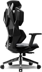 AFTERWORK Astron Premium Ergonomic Gaming Chair with Multi-Functional Mechanism, Headphone Hanger, Carbon Fiber Textured Frame and Adaptive Shoulder & Lumber Support (Black)