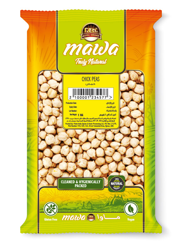 

MAWA Chick Peas White 12 mm (Kabuli Chana 1Kg)