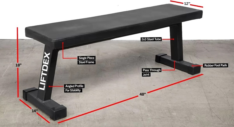 Liftdex Exercise Flat Bench