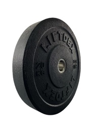 Liftdex Hi-Temp Rubber Weight Plates Set of 2 Black - 15 Kgs Each