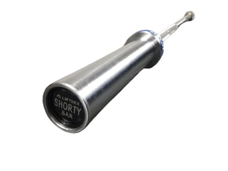 Liftdex Shorty Barbell for Small Spaces GI Sleeves & GI Shafts 165 Cms - 13 Kgs