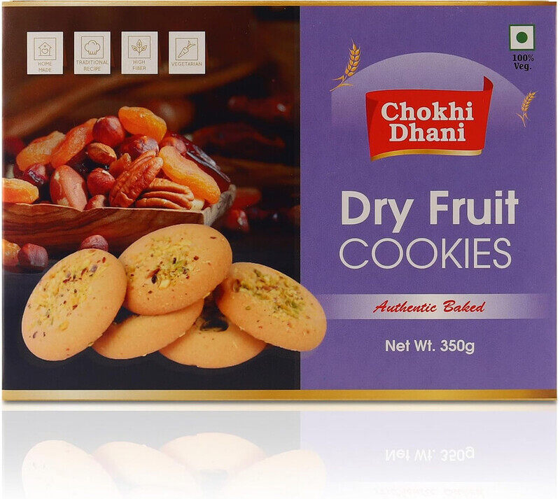 

Chokhi Dhani Dry Fruit Cookies 350 gm