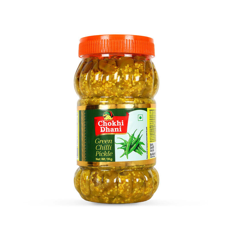 

Chokhi Dhani Green Chilli Pickle 1 kg