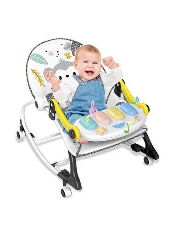 

Generic Hihi Baby 3-in-1 Multifunctional Music Chair, Multicolour