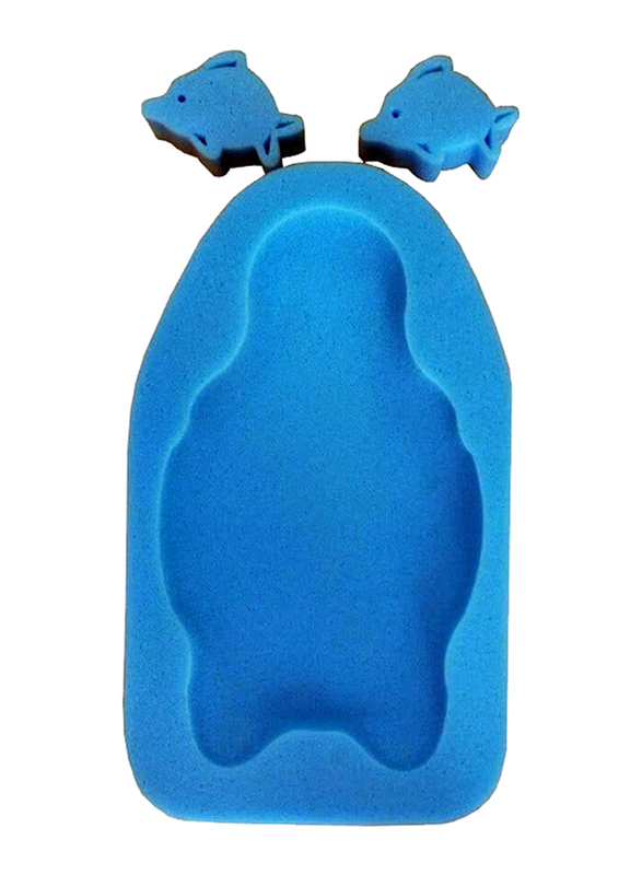 Karibu Baby Bath Sponge Age for 0+, Blue