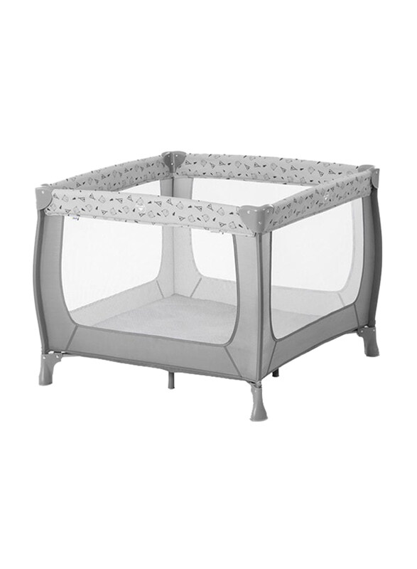 

Hauck Sleep N Play SQ Playpen/Travel Cot for Babies and Children from Birth to 15 Kg, Nordic Grey