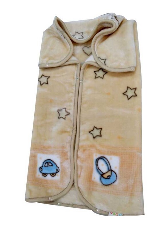 Mora Printed Baby Coat, 928 C02, 80 x 90cm, Beige