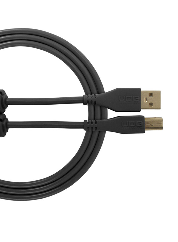 

Ultimate Dj Gear 3-Meter High-speed Audio Optimized Cable USB 2.0 (A-B), USB 2.0 A-Male to B-Male Cable, U95003BL, Black