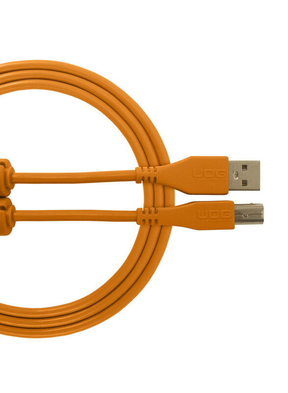 

Ultimate Dj Gear 2-Meter High-speed Audio Optimized Cable USB 2.0 (A-B), USB 2.0 A-Male to B-Male Cable, U95002OR, Orange