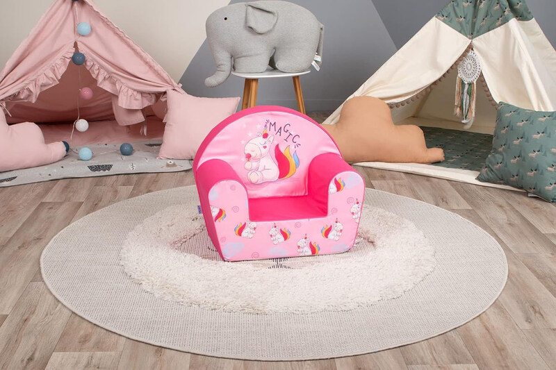

Delsit Magic Unicorn Arm Chair, Pink