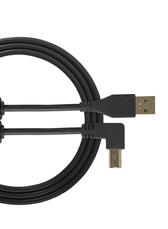 

Ultimate Dj Gear 1-Meter High-speed Audio Optimized Cable USB 2.0 (A-B), USB 2.0 A-Male to B-Male Cable, U95004BL, Black