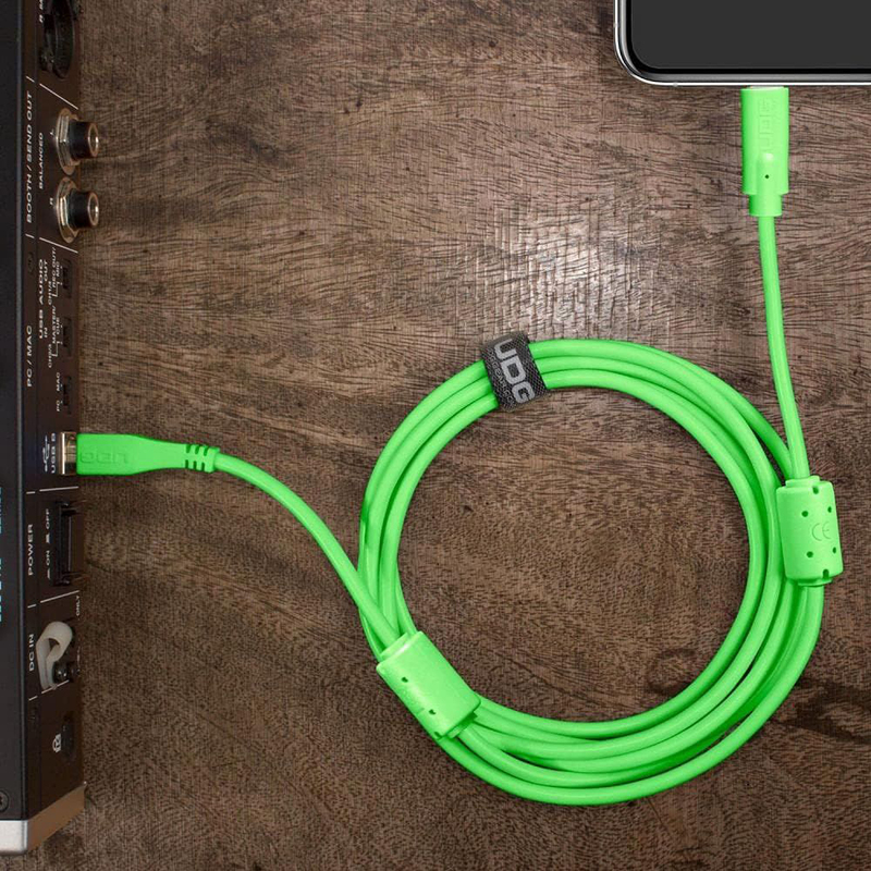 Ultimate Dj Gear High-speed Audio Optimized Cable USB 2.0 (C-B), USB 2.0 C to B Cable, Green