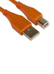 Ultimate Dj Gear 3-Meter High-speed Audio Optimized Cable USB 2.0 (A-B), USB 2.0 A-Male to B-Male Cable, U95003OR, Orange