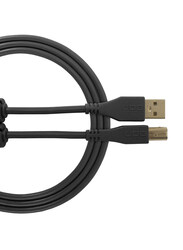 Ultimate Dj Gear 2-Meter High-speed Audio Optimized Cable USB 2.0 (A-B), USB 2.0 A-Male to B-Male Cable, U95002BL, Black