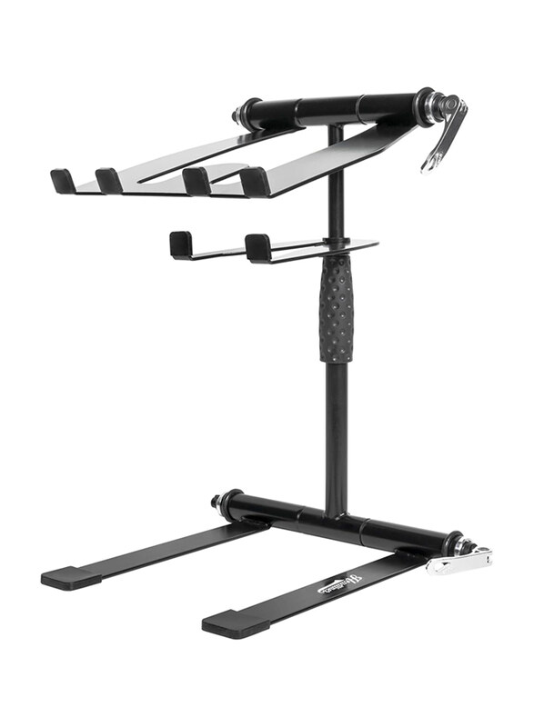 

Universal Headliner LA Los Angeles Digistand Pro Folding DJ Laptop Stand for Laptops, Black