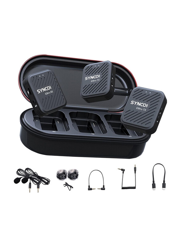 

Synco Wireless Lavalier Microphone, G1, Black