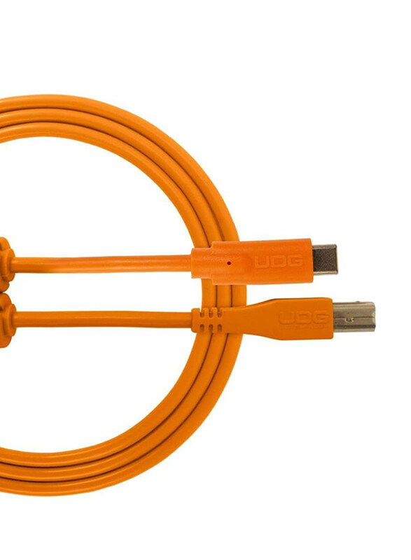 

Ultimate Dj Gear High-speed Audio Optimized Cable USB 2.0 (C-B), USB 2.0 C to B Cable, Orange