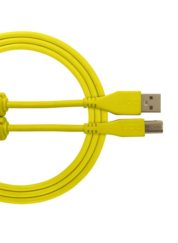 

Ultimate Dj Gear 2-Meter High-speed Audio Optimized Cable USB 2.0 (A-B), USB 2.0 A-Male to B-Male Cable, U95002YL, Yellow