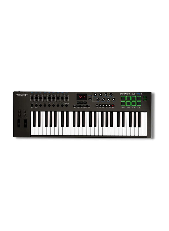 

Nektar Impact LX49+ Keyboard Controller, 49 Keys, Black