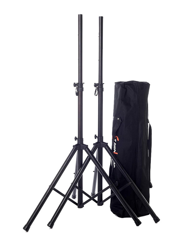 

Bespeco SH80N Speaker Stand with Bag, 2 Piece, Black