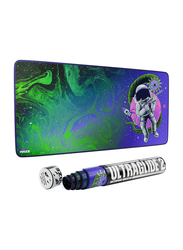 Maze 3XL Astro Ultra Glide Smooth Surface for Maximum Control & Speed Mousepad, Multicolour