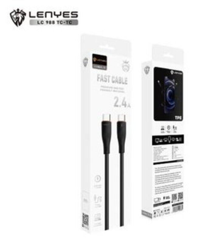 

Lenyes Fast charging Cable 1 mtr 2.4A