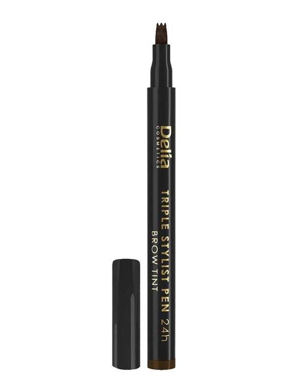 

Delia Cosmetics Triple Eyebrows Pen, Brown